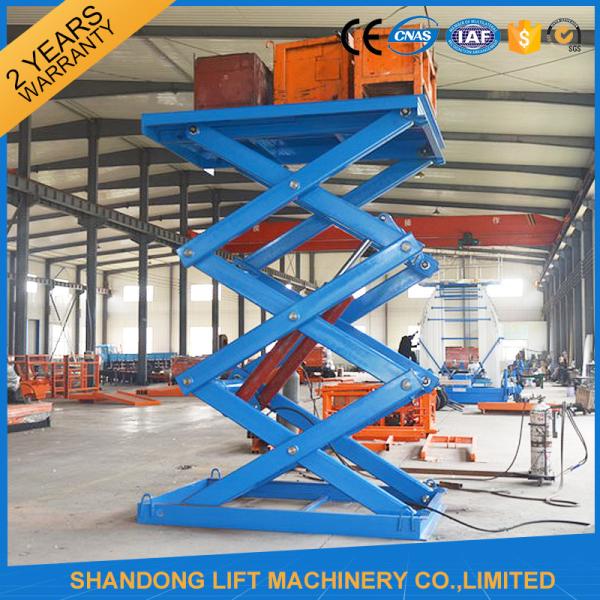 Buy 3T 5m Adjustable Mechanical Scissor Lift Table Hydraulic System at wholesale prices