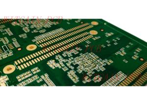 China 6 Layer PCB Printed Circuit Board 1.6MM Green Solder Mask ENIG 91mm*84mm on sale