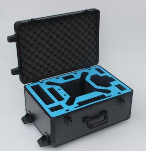 Quality Black Trolley DJI Phantom 3 Aluminum Hard Foam Storage Case With Wheels for sale