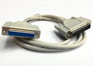 Custom Color Parallel Printer Cable PE Innermold With PVC Overmolding Jacket