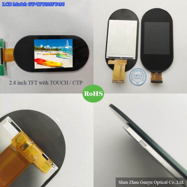 2.8'' TFT LCD Touch Screen 240x320 Pixels ST7789 Parallel 36pin FPC