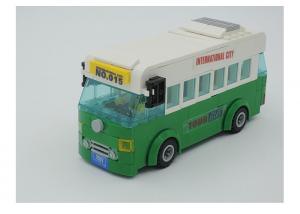 Quality 218Pcs DIY Building Blocks Educational Toys Open Door Tour Bus 3 Deformation for sale