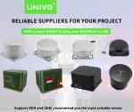 RS422 Output UBTM208Y UNIVO Antenna FOG Navigation System with 0.01m/s Speed