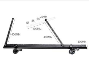 China Cutting guiding rule multi-functional horizontal positioning special measuring ruler tile worker tool tile cutting tool on sale