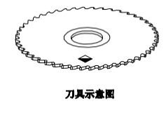 CNC Milling Carbide Cutting Tool Inserts / Solid Carbide Saw Blade Milling Cutter