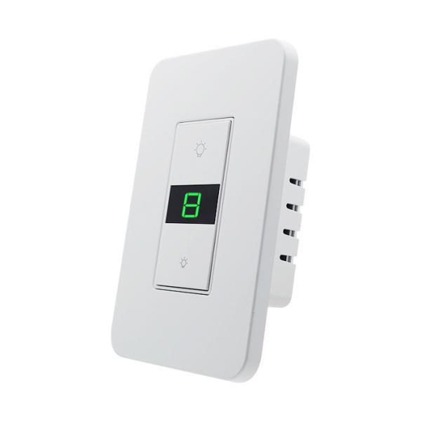 Buy US Standard Smart Home Wall Light Switch CE Certificated With Dimmer Function at wholesale prices