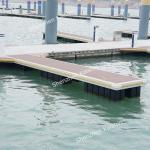 Customized Aluminum Alloy Floating Walkway Pontoon With LLDPE Floats/Mooring