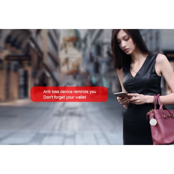 Anti Lost Portable 75dB Personal Alarm Keychain Wifi Wallet Tracker