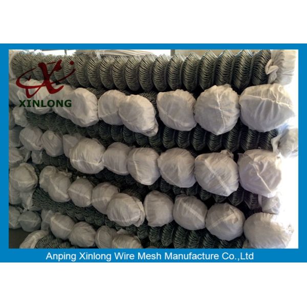 Hot Dipped Galvanized Chain Link Fence For Chicken Farms 20m Length