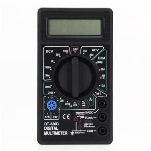 China Mini Digital Multimeter with Buzzer Voltage Ampere Meter Test Probe DC AC LCD on sale