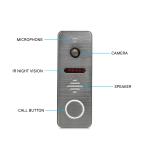 Ahd Video Interphone Video Intercom Vdp with Picture Memory and Motion Detection