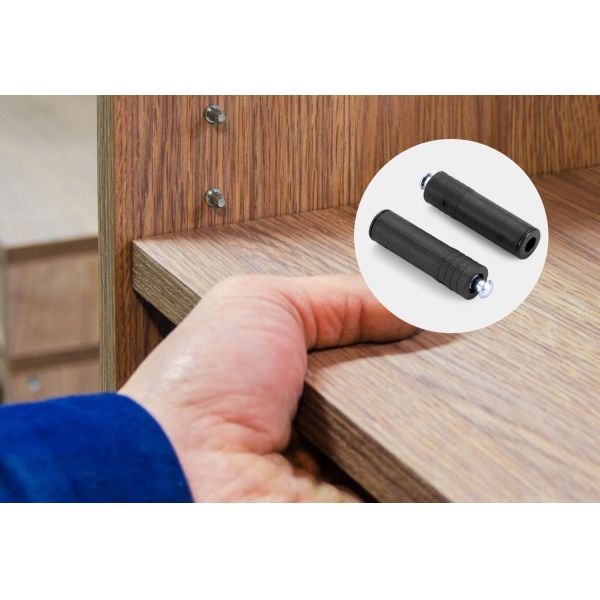 Invisible Shelf Holder Pins Metal Shelf Pegs ISO9001 For Office Shelving