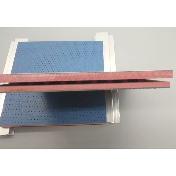 Seameless Ceiling Tiles Circle shape microperforated acoustic panel sound absorption board