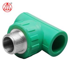 China Dn 25mm 90 Angle PPR Pipe Elbow , PPR Elbow With Thread  Customized Colors on sale