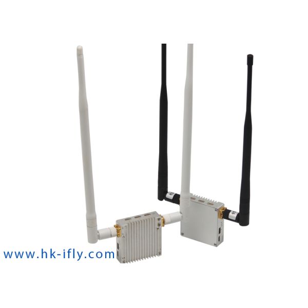 16km QPSK Wireless MAVLINK Video Transmitter 0ms Latency With RJ45 RS232 Port
