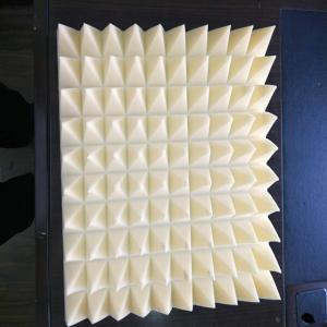 Quality Polyurethane Magnetic RF Pyramid Absorber Foam Sheet Composite Electromagnetic Noise for sale