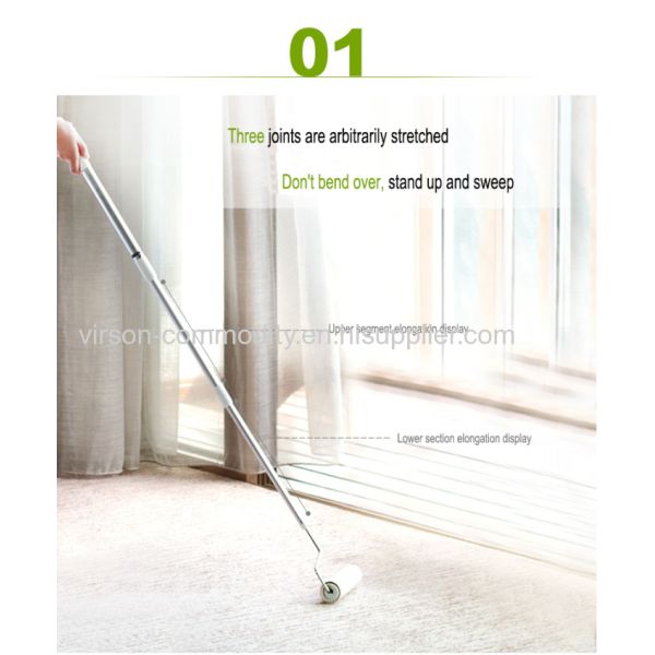 Super Sticky Large Lint Rollers for Floor Carpets,Pet Hair Extra Sticky with Long Handle for Sofa, Cars, Clothes