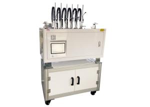 Quality 100mm Span Of Sample Supports HDT VICAT Testing Machine with ±0.5C Maximum Temperature Error for sale