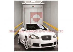 Quality MRL Gearless Villa Car Park 0.5m Automobile Elevator Painted Steel for sale