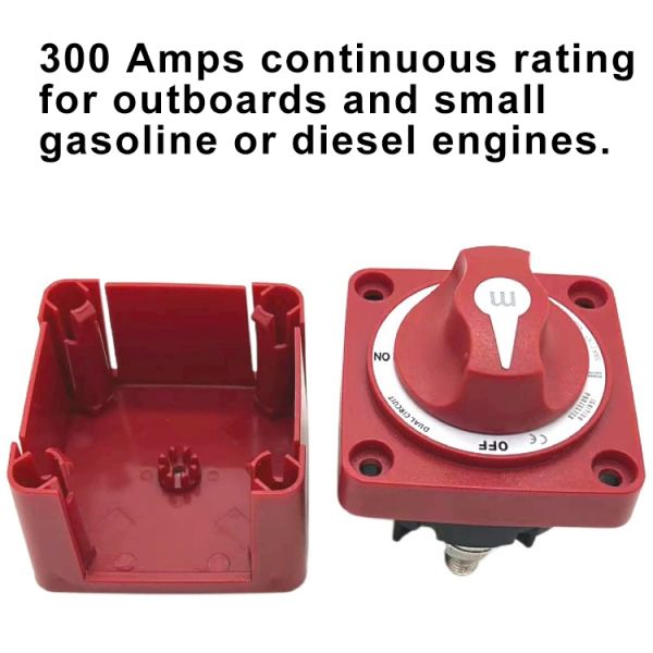 6010 300A 32V DC Mini Dual Circuit Plus Battery Switch