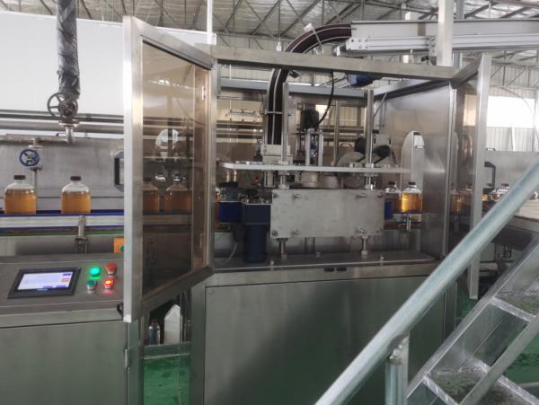 Buy Semi Auto water /oil Bottle Handle Applicator/Ring Lifting Inserting Machine/Handle Pressing Machine at wholesale prices