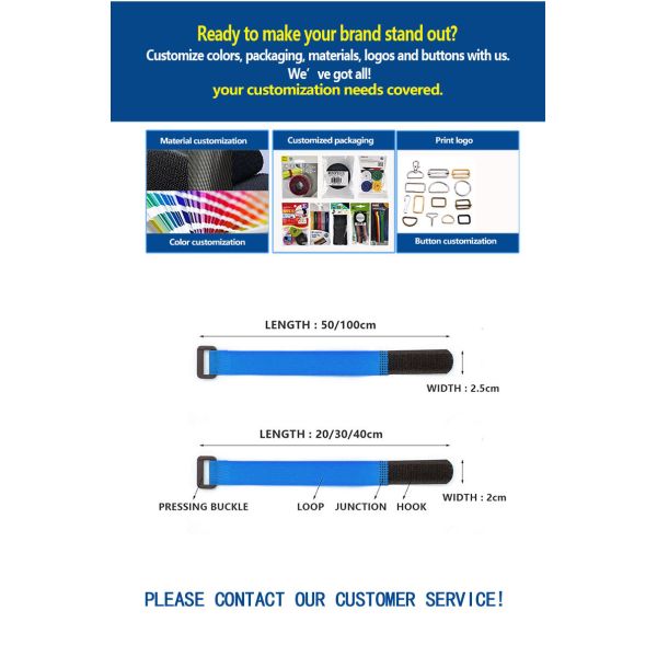 Non-slip velcro fasteners for secure attachment