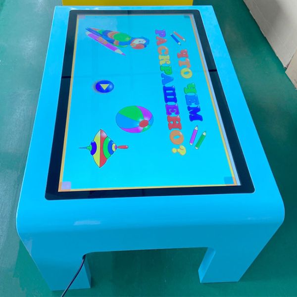 Interactive Kids Game Multitouch Table With Touch Screen Kids Education LCD Touchscreen Desk