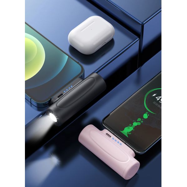 DC Output Wireless Charging Battery Pack 500mAh 12W Power Bank Type