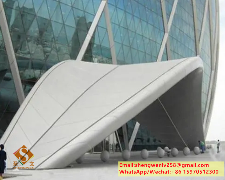 Customized metal facades aluminium cladding sheet with round holes pattern