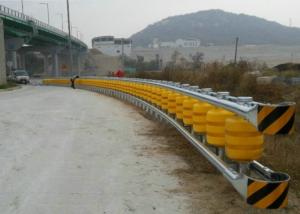 Quality Highway Traffic Safety Roller Barrier EVA Buckets Anti - Crollision Function for sale