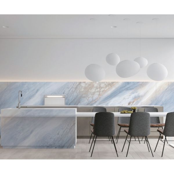 Man Made Quartz Kitchen Countertops 2CM/3CM Marble Effect Quartz Kitchen Worktop