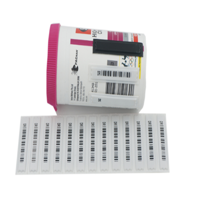 Customized 58KHz High sensitivity Black soft EAS Labels 45 * 10.8mm