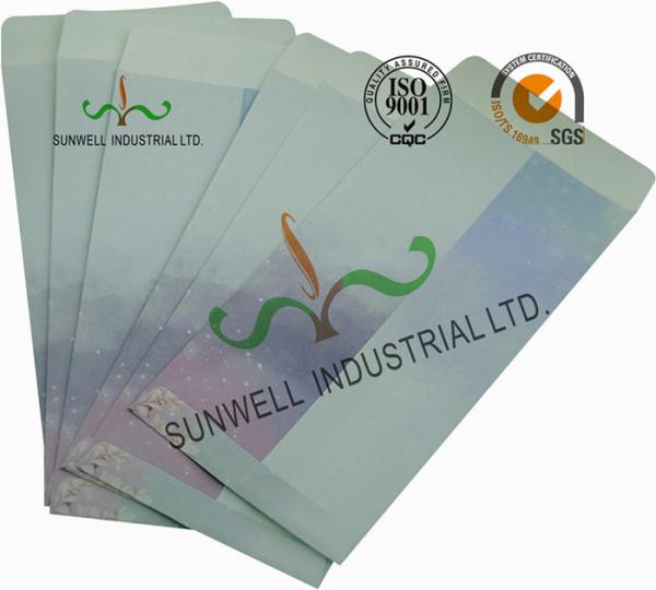 Buy Kapok Flowers Custom Printed Envelopes , Custom Printed Shipping Envelopes at wholesale prices