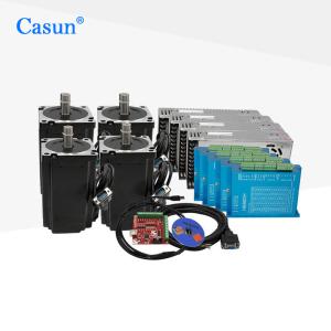 China 5A NEMA 34 Closed Loop Stepper Motor Kit 4 Motor 4 Driver 4 Power Supply 1 Mach3 on sale