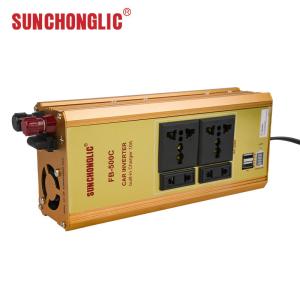 Quality 500w Modified Sine Wave Inverter Socket Converter With Charger for sale