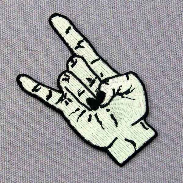 2.5 Inch Polyester Velcro Merrow Border Motorcycle Jacket Patches