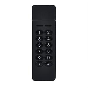 Quality USB Encrypted Flash Drive Password Key 32GB Aluminum with Keypad Portable 256-bit AES XTS Hardware for Business for sale