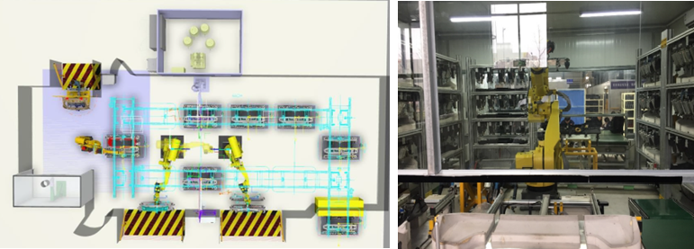 Infrared Heating Car Manufacturing Machines 6 Axis Rotation Angle Short Cure Time