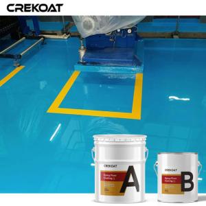 China High Gloss Water Based Epoxy Floor Coating Easy To Maintain And Clean on sale