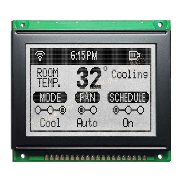KS0108 Graphical LCD Display 128x64 , White Backlight LCD Graphic Module HTM12864D