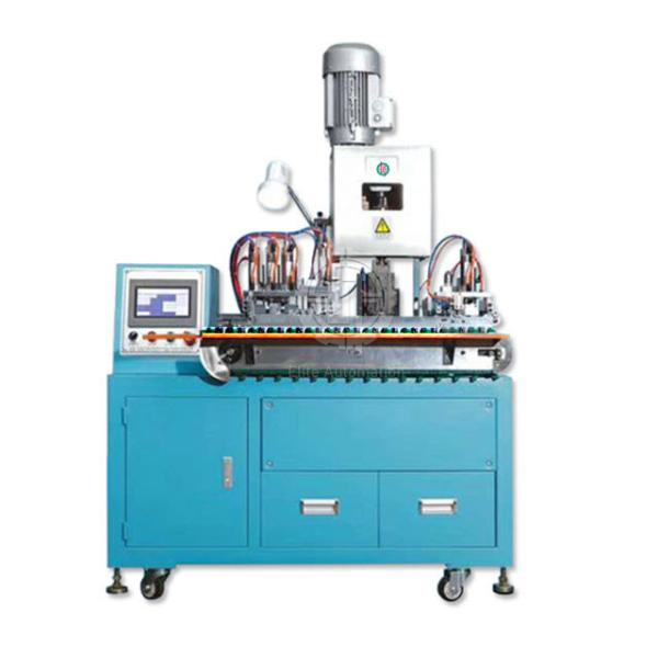 Buy Automatic PLC Controlled Shark Teeth Connector Crimping Machine at wholesale prices
