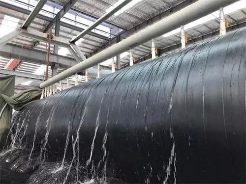 Steel Pipe Polyurethane Spray Foam Coating Insulated Steel Pipe Production Line
