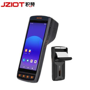 China Portable Handheld Terminal Android Reader Barcode PDA Printer Scanner for Warehouse on sale