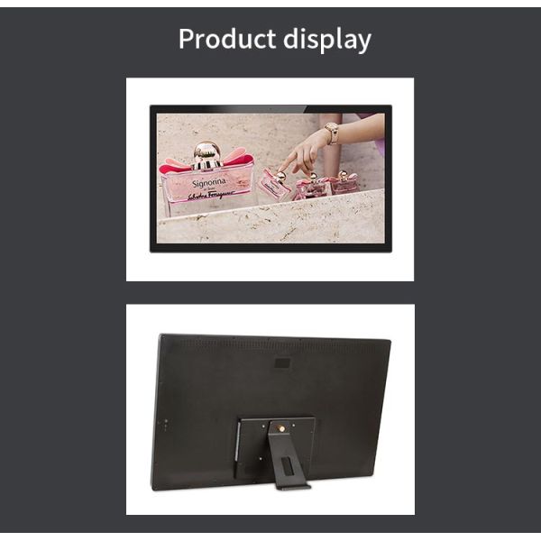 10 Point Touch Screen Digital Signage 32 Inch Rockchip 3399 With RJ45 Port