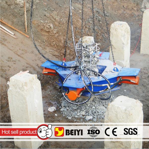 Buy Beiyi BYP500S Construction piling machine hydraulic round pile breaker concrete core cutting machine at wholesale prices