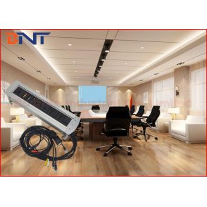 USB / RJ45 / VGA Rotating Power Socket Tabletop Interconnect Box