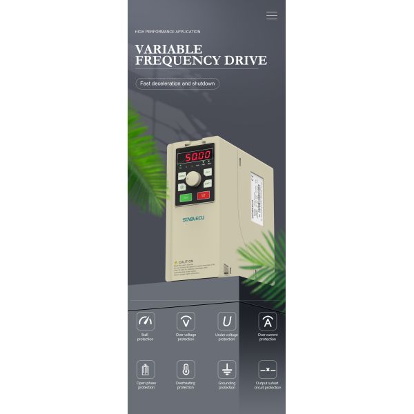 ABS + PC 50HZ 3 Phase VFD Variable Frequency Inverter For Pumps