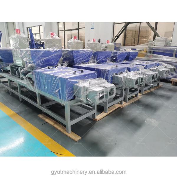 Buy Double-head Wood Pallet Block Machine with Automatic Cut-off Sawdust Block Making Feature at wholesale prices