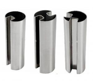 304 316 stainless steel channel tube and pipe for glass railings with mirror or hairline finish