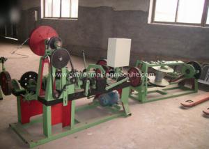 China Automatic Barbed Wire Making Machine , PVC Coated Barbed Wire Fencing Machine on sale